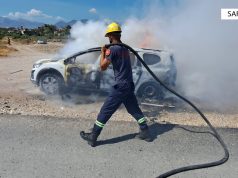 Merr flakë makina. Shpëton familja spanjolle (foto)
