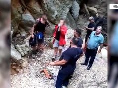 2 turistë belgë mbetën të bllokuar në kanionin e Gjipesë (video)