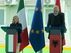 Meloni falenderon qeverinë shqiptare për kampin në Shëngjin