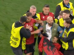 UEFA gjobit FSHF-në për incidentet e shkaktuara nga tifozët gjatë ndeshjes me Italinë