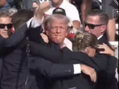 Reagon Trump: plumbi më ka prekur pjesën e sipërme të veshit të djathtë