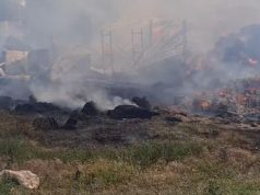 Mbrostar, bie zjarri në stan