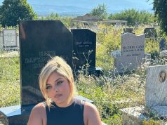 Bebe Rexha te varri i gjyshit