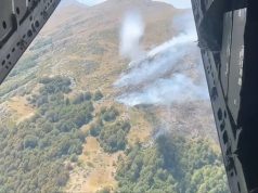 Nga veriu në jug. 14 vatra zjarri ende aktive. Rumunët ndërhyjnë në Malin e Thatë (video)