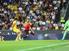 Shqipëria triumfoi ndaj Ukrainës, me rezultatin 2-1, me përmbysje, në ndeshjen e vlefshme për Ligën e Kombeve.