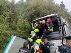 Aksidentohet autobusi i linjes Kosove -Shqiperi