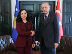 Presidentja e Kosovës uron Erdoganin në turqisht për Ditën e Republikës