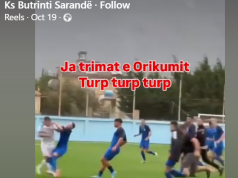 (Video) Dhuna prish imazhin e sportit/Incident i rëndë në ndeshjen mes Butrintit dhe Orikut U17