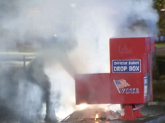 Digjen kuti votimi në SHBA