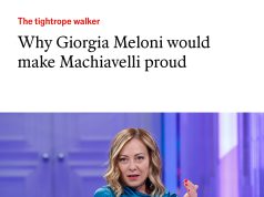 The Economist: Machiavelli do krenohej me Giorgia Melonin