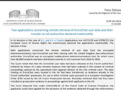 Gjykata e Strasburgut i shpall të ligjshme përgjimet e Encrochat