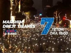 Bardhi i bashkohet protestës. Publikon spotin