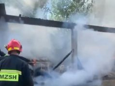 Shkrumbohet magazina në Lezhë e hangari në Dardhë