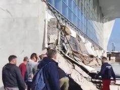 Dalin pamjet e momentit kur shembet çatia e stacionit në Novi Sad. Shkaktoi 14 të vdekur (video)