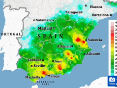 Pas Valencias mega-stuhia niset drejt Palma De Majorca. Për 3 orë në ishull pritet të bien 120 litra ujë për metër katror