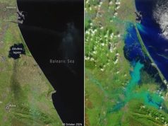 Pas përmbytjeve Gadishulli Iberik bashkohet me detin (video)