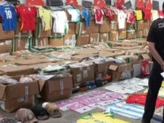 Spanjë/ Futën në Evropë 2 mijë tonë veshje sportive të falsifikuara, EUROPOL çmonton organizatën kineze, 73 të arrestuar! Sekuestrohet 12,5 mln euro mall