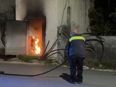 Merr flakë kabina elektrike në Rrugën e Kavajës. Ndërron jetë një person.