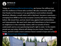 Rama, mesazh popullit hebre: Shqipëria do të jetë gjithmonë shtëpia juaj. Ejani investoni!