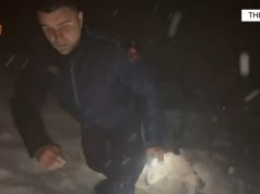 Policia çan dëborën për të arrestuar personin që i vuri tritol një marketi në Theth