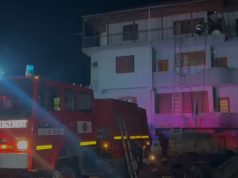 Përfshihet nga flakët tarraca e një objekti katër katësh, në Korçë.