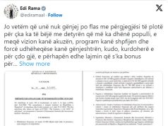 Bonusi i pranverës për pensionistët, Rama: Shpërndarja nis më 1 Mars
