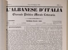 L’albanese d’Italia”/ Më 23 shkurt 1848 doli numri i parë i gazetës shqiptare në Itali