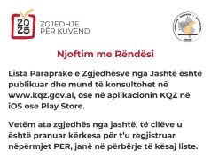 Lista Paraprake e Zgjedhësve nga Jashtë është publikuar dhe mund të konsultohet në www.kqz.gov.al,