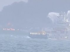 (Video) Zjarr i madh, 32 të plagosur pas përplasjes së anijeve në Detin e Veriut