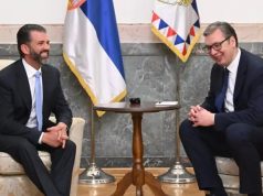 Vuçiç takon djalin e Trumpit në Beograd