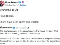 Grenell kërkon t’i ndalet financimi Gjykatës Speciale në Hagë: Është e gjitha politike