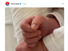 Nga burgu, Erion Veliaj uron lindjen e mbesës së tij: “Mirë se erdhe Avril!”