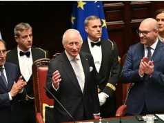 Mbreti Charles mban fjalim në parlamentin italian. Takohet me Giorgia Melonin