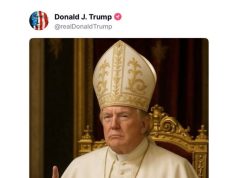 Habemus Papam…Papa Trump. A ka bërë blasfemi presidenti amerikan kësaj radhe duke u shfaqur si papë?