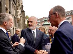 Kryeministri Edi Rama mori pjesë sot në ceremoninë e akordimit të çmimit “Karli i Madh”
