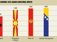 PAGAT – Në Shqipëri arritën 770 euro në 2024-n, në Rajon i ka kaluar 1000 euro në muaj