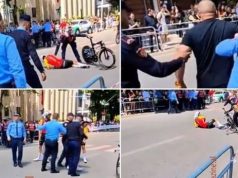 Kalimtari futet në rrugë pranë “Myslym Shyrrit”, çiklisti përplaset dhe rrëzohet