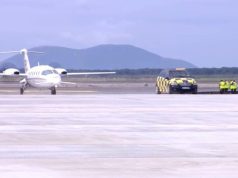 Ulet avioni i parë në aeroportin e Vlorës