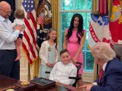 Trumpi pret një familje shqiptare në Shtëpinë e Bardhë