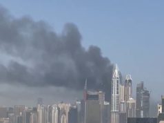 Zjarr i madh në Dubai