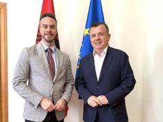 Ministri Balla uron Ditën e Pavarësisë së SHBA: Pret Kryetarin e Bashkisë Westland, Michigan – Fokus te diaspora dhe investimet në Shqipëri