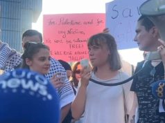 Aktivistja e njohur Greta Thunberg proteston në Tiranë: Liri për Palestinën dhe stop gjenocidit!
