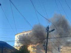 (Video) Zjarr te Pazari i Ri, digjet banesa e Nermin Stërmasit