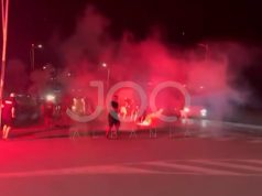 Përdhosja e monumentit të Skënderbeut/ Përplasje pas ndeshjes Dinamo City – Jagiellonia, tensione dhe dhunë në Tiranë