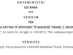 Zbardhet vendimi. Shkarkimi i Veliajt nga Rama në mbledhjen e qeverisë