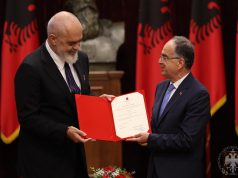 Presidenti Begaj pret Edi Ramën për mandatin e qeverisë së re
