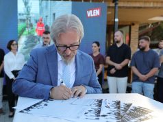 Kandidati i VLEN, Fatmir Limani prezanton programin për zhvillimin e Kërcovës, nënshkruan kontratën e ndryshimit me 400 të rinj