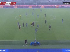 Breshëri i fuqishëm ndërpret ndeshjen e Kupës së Italisë