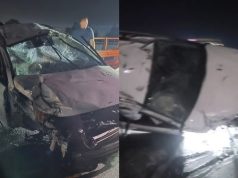 VIDEO/ Makina bëhet copash pas përplasjes te “Ura e Dajlanit”, shpëtojnë për mrekulli dy turistët britanikë