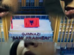 “Ku ka si ti o Shqipëria ime”/Rama ndan kartolinën e veçantë nga nxënësit e gjimnazit “Sami Frashëri” për nëntorin e festave.